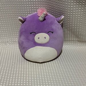 Squishmallows Ace the Unicorn 8 inch Soft Plush Toy with Pink Accents